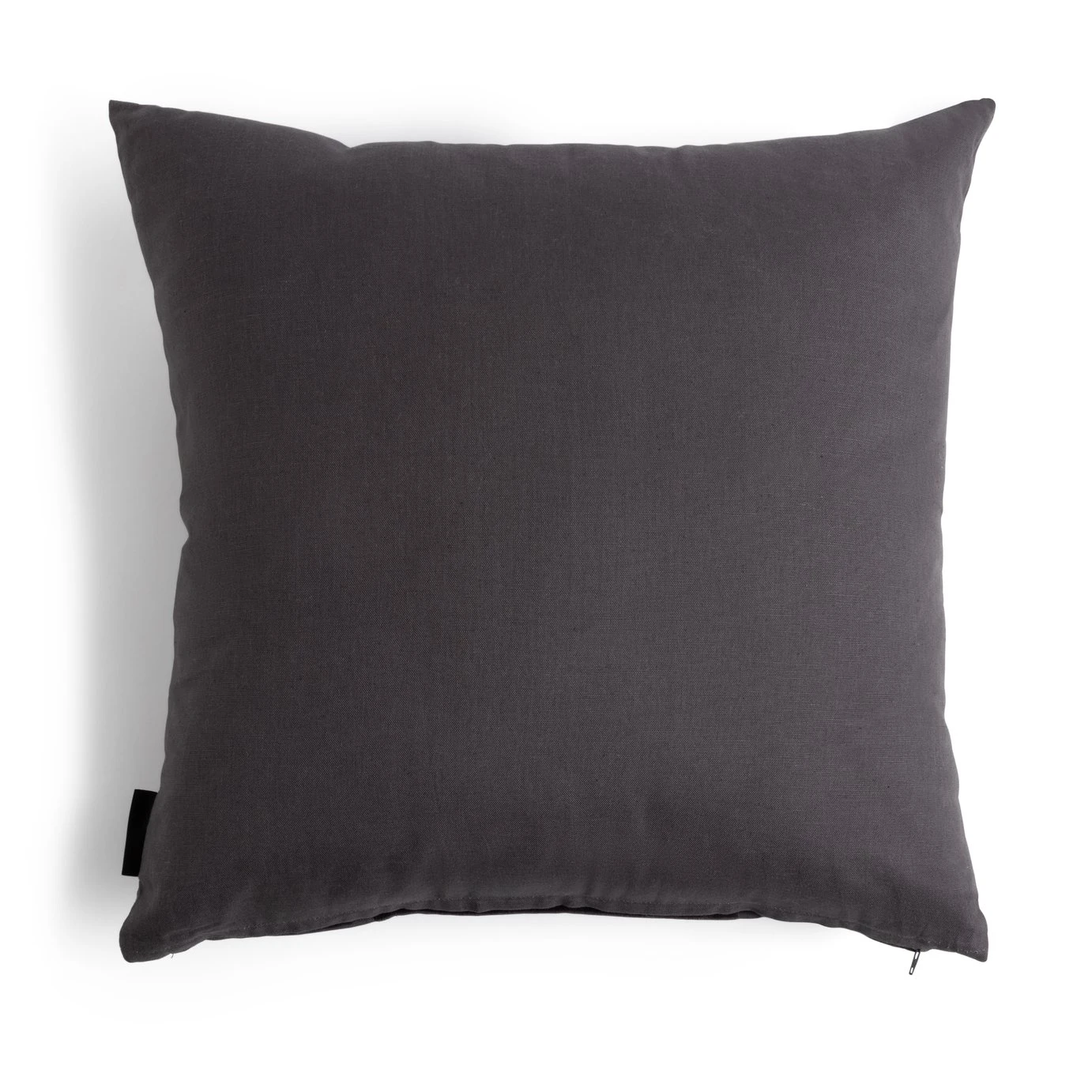 Habitat Velvet Panel Cushion - Grey & Black - 50x50cm 4 Habitat Velvet Panel Cushion - Grey & Black - 50x50cm - Image 4