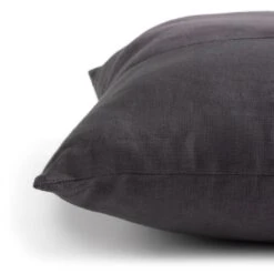 Habitat Velvet Panel Cushion - Grey & Black - 50x50cm 9 Habitat Velvet Panel Cushion - Grey & Black - 50x50cm -Habitat Store 2078793 R Z003A