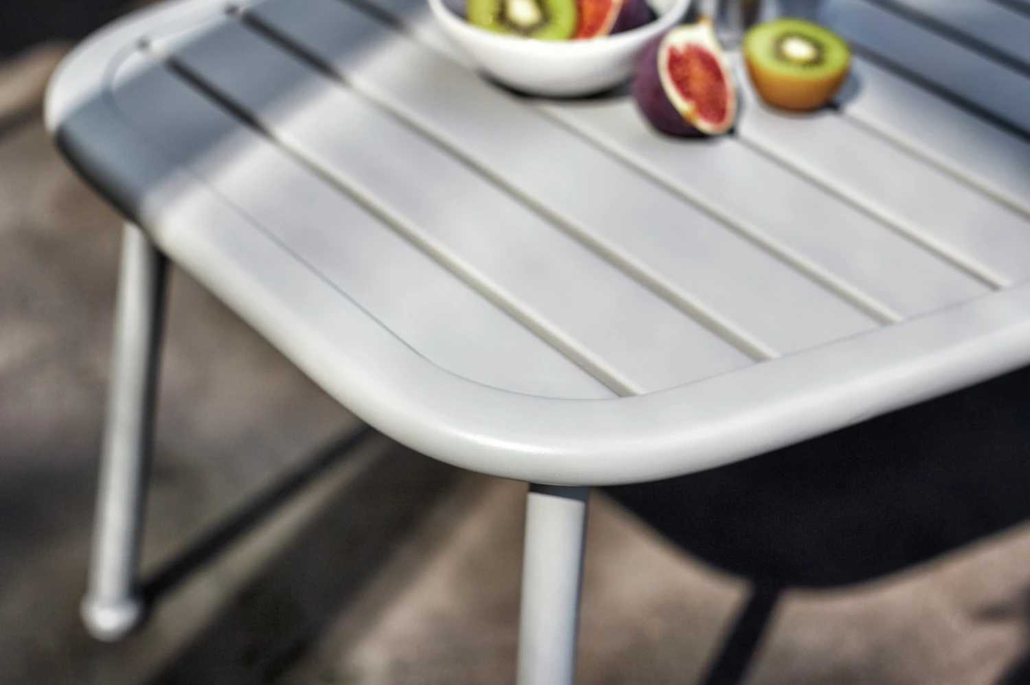 Habitat Nordic 4 Seater Rattan Garden Bistro Set - Grey 5 Habitat Nordic 4 Seater Rattan Garden Bistro Set - Grey - Image 5