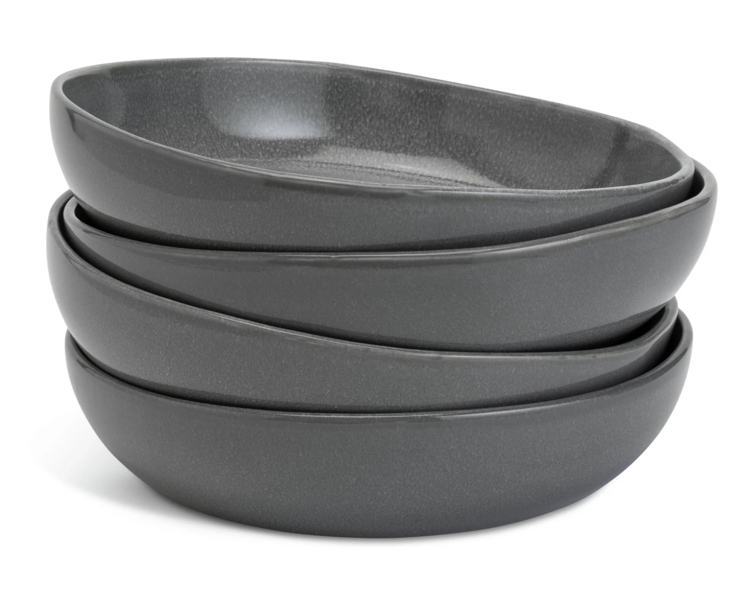 Habitat 4 Piece Stoneware Pasta Bowls - Grey 1 Habitat 4 Piece Stoneware Pasta Bowls - Grey