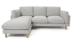 Habitat Salome Fabric Left Hand Corner Chaise Sofa - Grey 14 Habitat Salome Fabric Left Hand Corner Chaise Sofa - Grey -Habitat Store 2207351 R Z003A