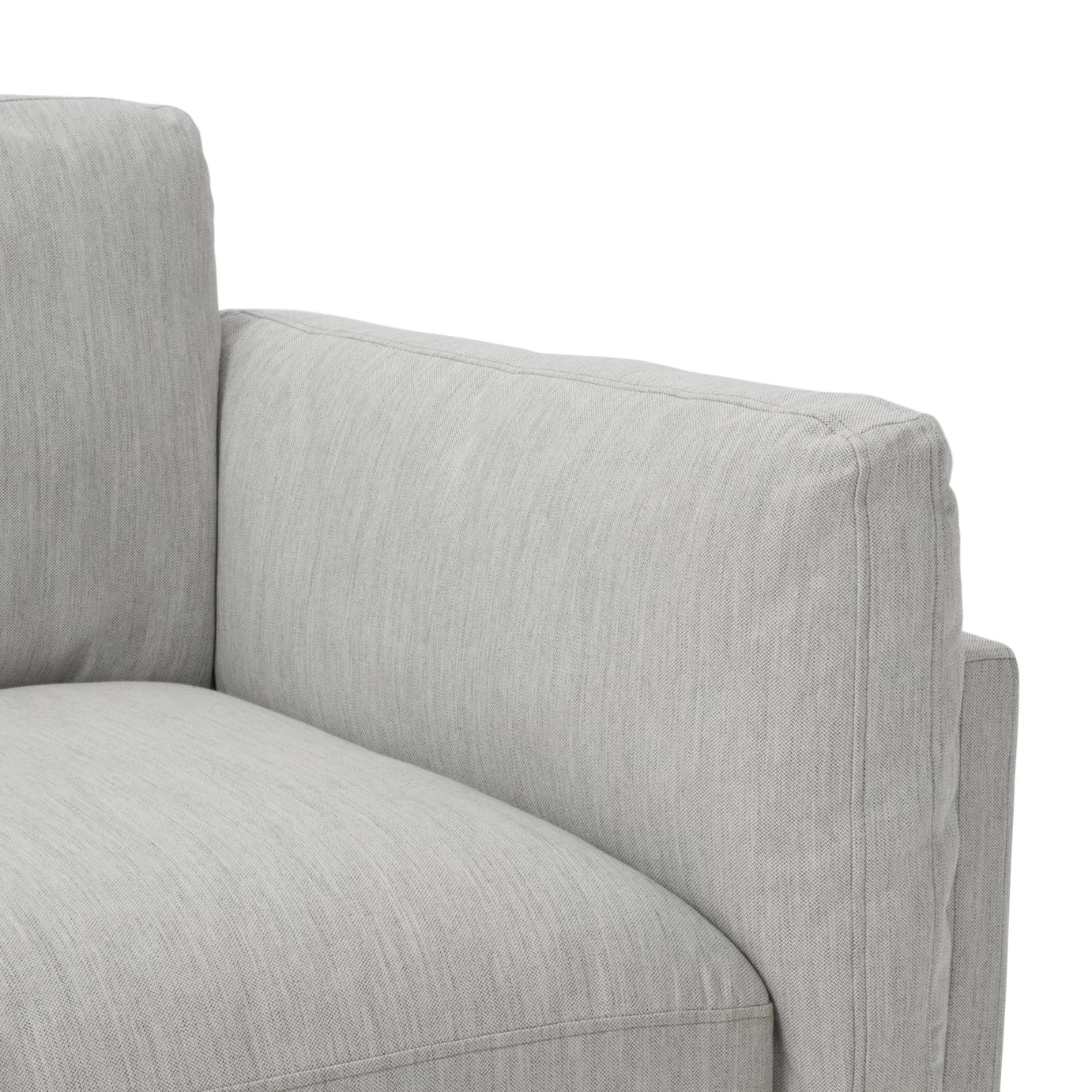 Habitat Salome Fabric Left Hand Corner Chaise Sofa - Grey 9 Habitat Salome Fabric Left Hand Corner Chaise Sofa - Grey - Image 9