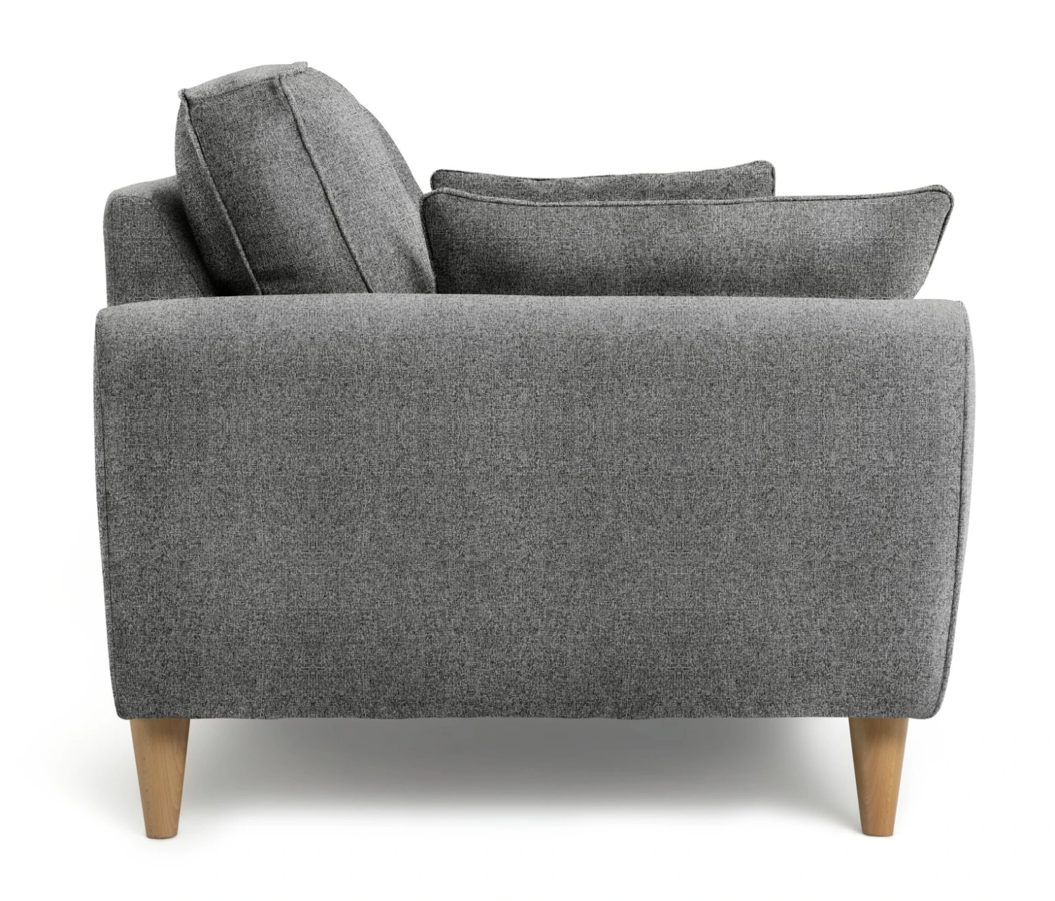 Habitat Isla 3 Seater Fabric Sofa - Grey 6 Habitat Isla 3 Seater Fabric Sofa - Grey - Image 6