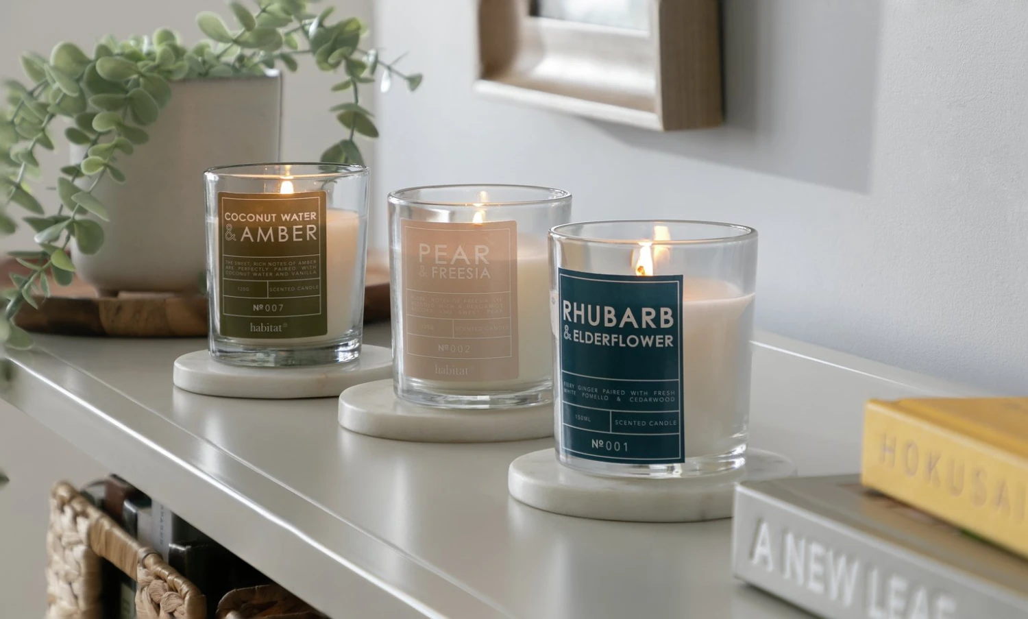 Habitat Medium Scented Boxed Candle Set - Set Of 3 2 Habitat Medium Scented Boxed Candle Set - Set Of 3 - Image 2