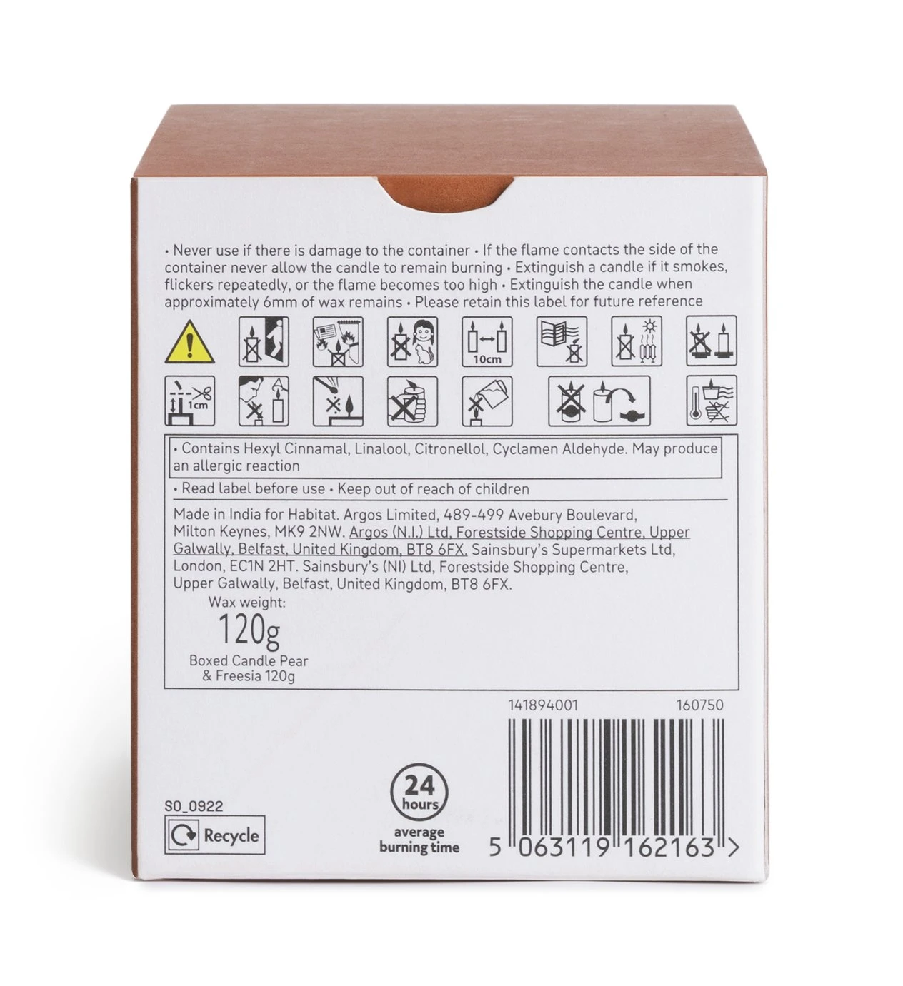 Habitat Medium Scented Boxed Candle Set - Set Of 3 4 Habitat Medium Scented Boxed Candle Set - Set Of 3 - Image 4