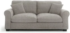 Habitat Lisbon Fabric 3 Seater Sofa - Grey