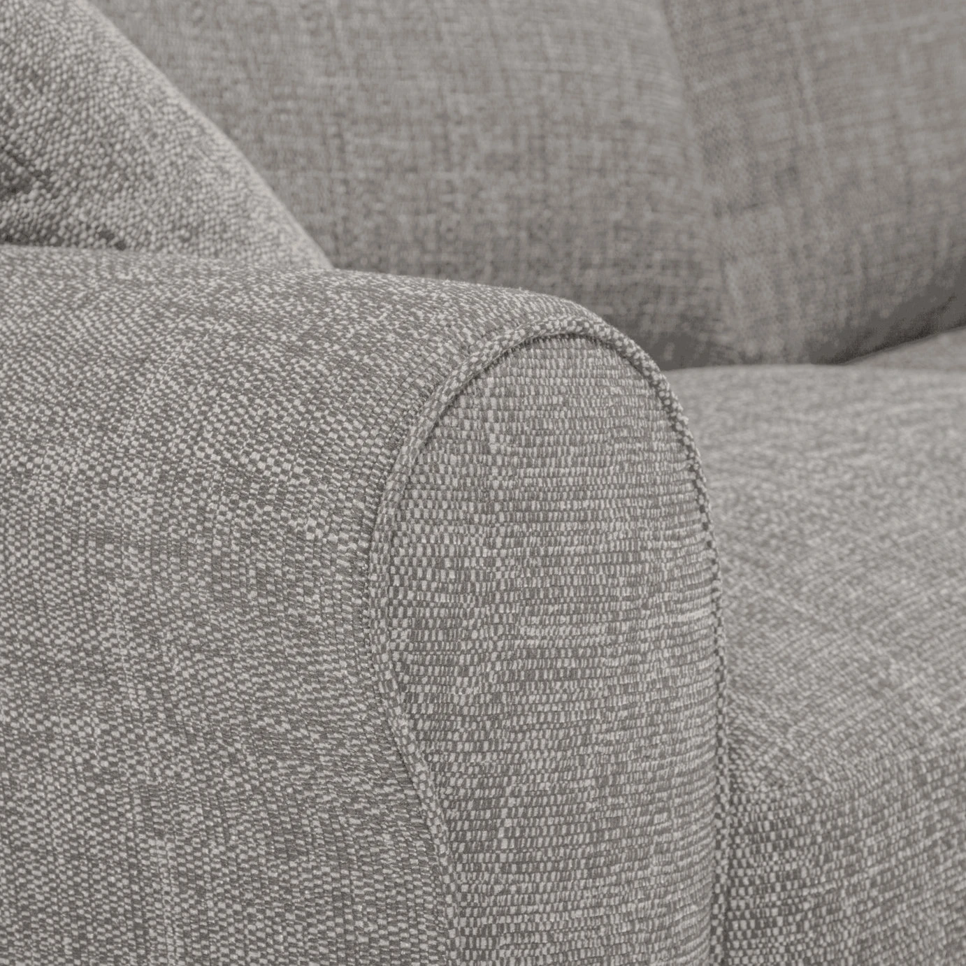 Habitat Lisbon Fabric 4 Seater Sofa - Grey 8 Habitat Lisbon Fabric 4 Seater Sofa - Grey - Image 8