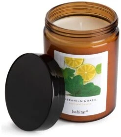 Habitat Scented Jar Candle - Geranium & Basil