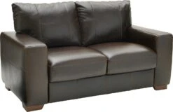 Habitat Eton Leather 2 Seater Sofa - Chocolate 11 Habitat Eton Leather 2 Seater Sofa - Chocolate -Habitat Store 2263728 R Z002A UC17555290