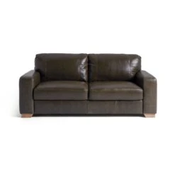 Habitat Eton Leather 3 Seater Sofa - Chocolate 12 Habitat Eton Leather 3 Seater Sofa - Chocolate -Habitat Store 2271813 R Z001A