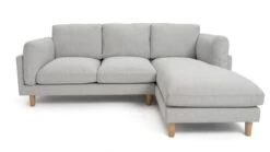 Habitat Salome Fabric Right Hand Corner Chaise Sofa - Grey 13 Habitat Salome Fabric Right Hand Corner Chaise Sofa - Grey -Habitat Store 2654344 R Z002A