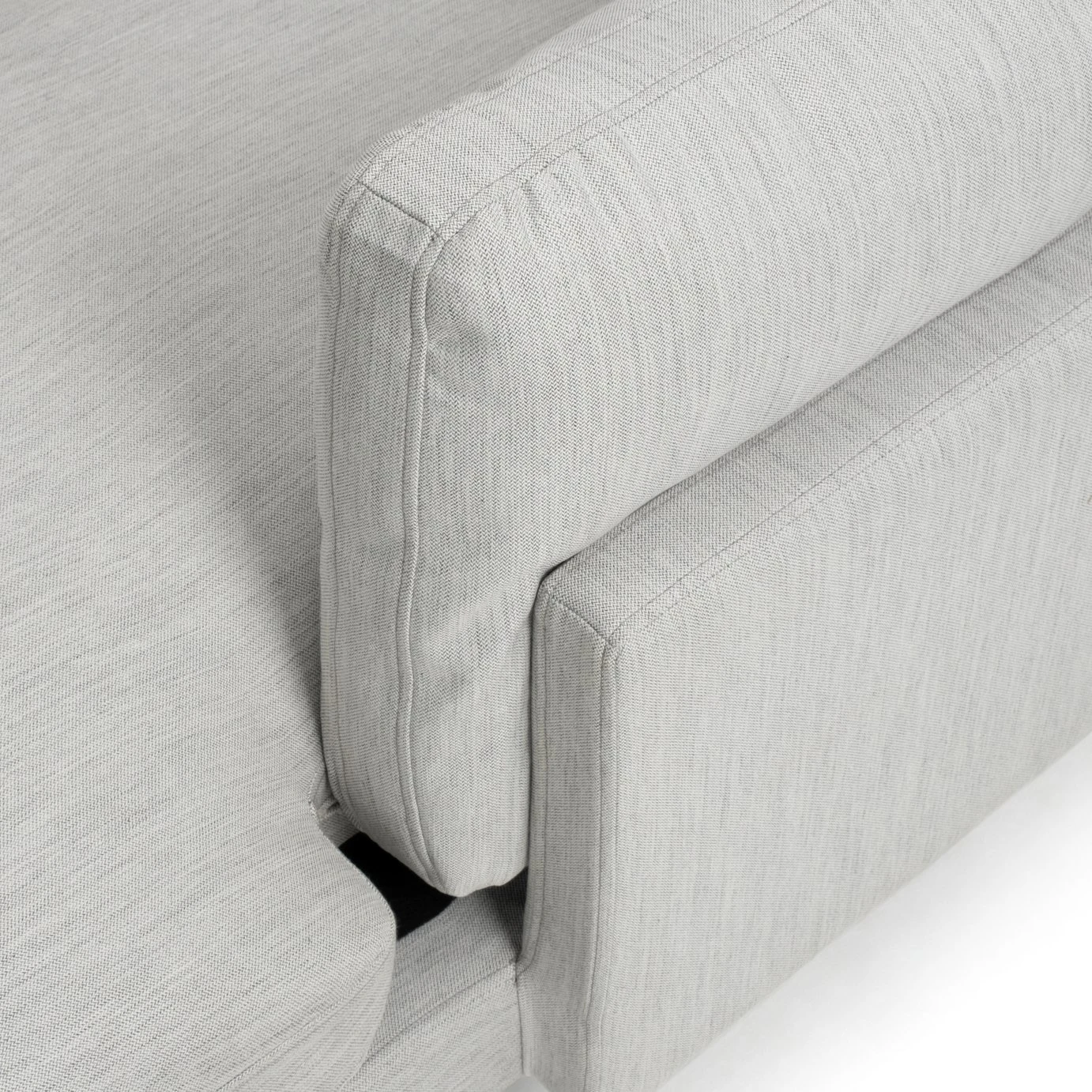 Habitat Salome Fabric Right Hand Corner Chaise Sofa - Grey 8 Habitat Salome Fabric Right Hand Corner Chaise Sofa - Grey - Image 8