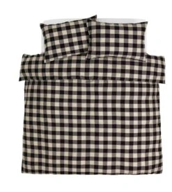 Habitat Gingham Check Black & White Bedding Set - Single -Habitat Store 2656500 R Z002A