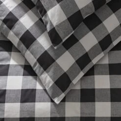 Habitat Gingham Check Black & White Bedding Set - Single -Habitat Store 2656500 R Z002C