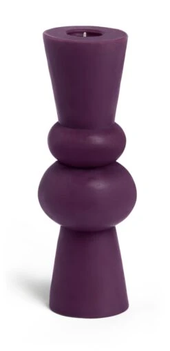 Habitat Turned Shaped Large Candle - Unscented -Habitat Store 2721143 R Z002A