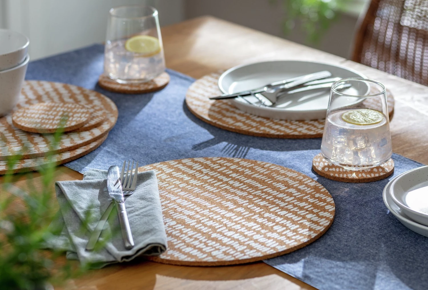 Habitat Printed Cork Placemats And Coasters 1 Habitat Printed Cork Placemats And Coasters