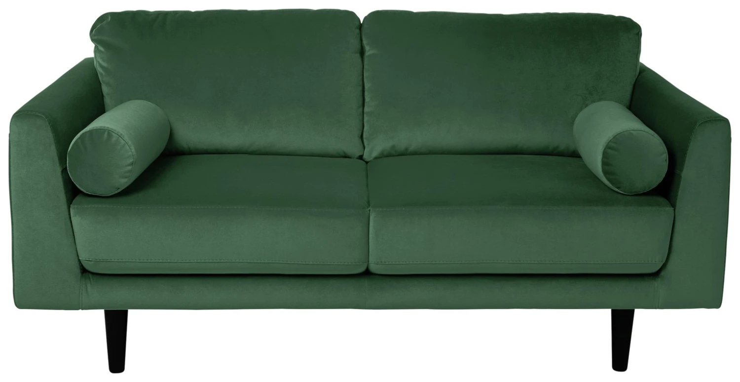 Habitat Jacob Fabric 2 Seater Sofa - Emerald Green 1 Habitat Jacob Fabric 2 Seater Sofa - Emerald Green