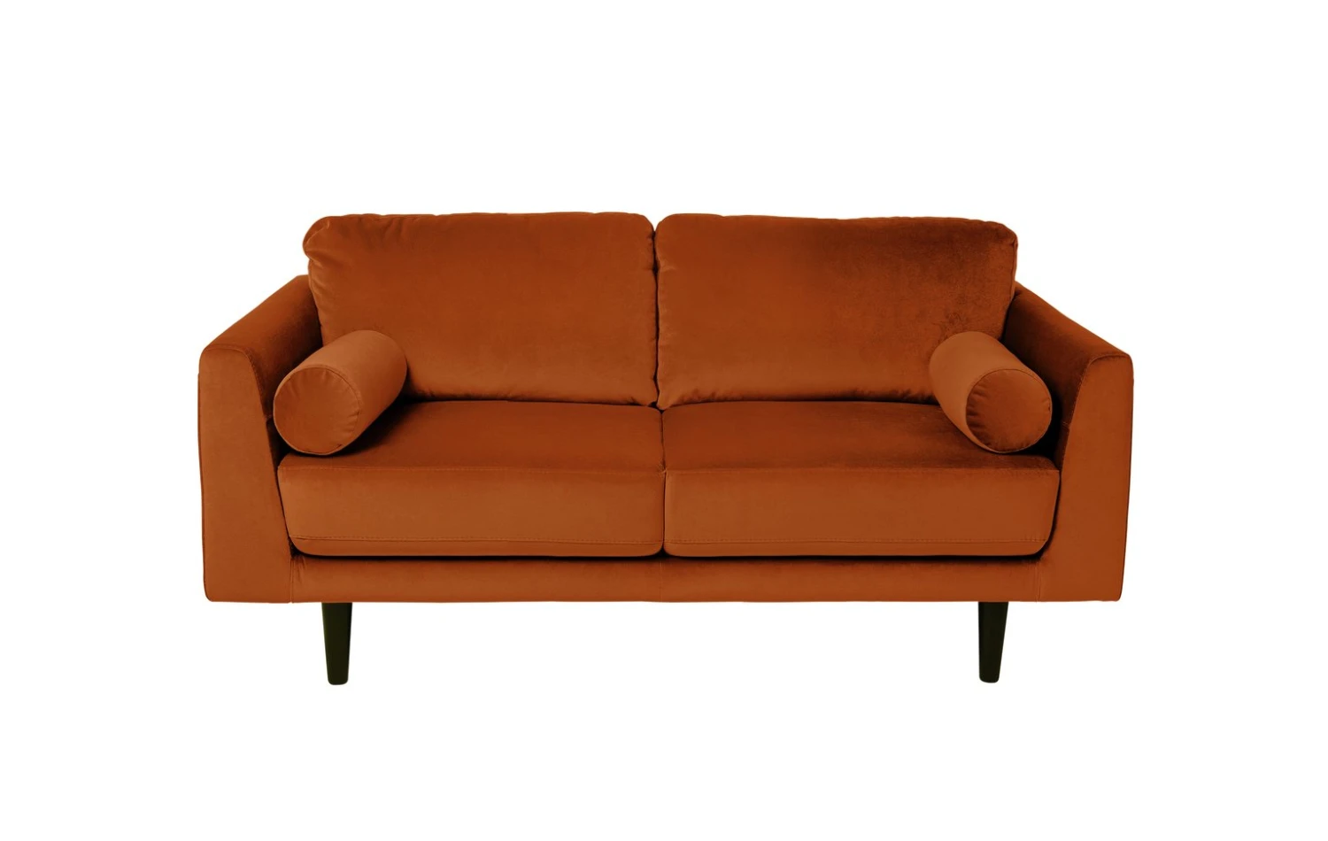 Habitat Jacob Fabric 2 Seater Sofa - Orange 1 Habitat Jacob Fabric 2 Seater Sofa - Orange