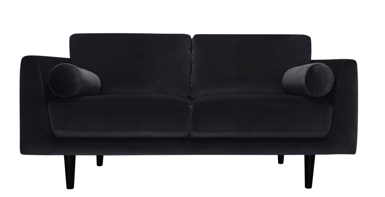 Habitat Jacob Fabric 3 Seater Sofa - Black 1 Habitat Jacob Fabric 3 Seater Sofa - Black