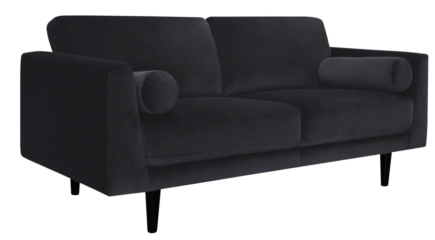 Habitat Jacob Fabric 3 Seater Sofa - Black 6 Habitat Jacob Fabric 3 Seater Sofa - Black - Image 6