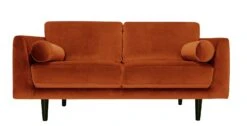 Habitat Jacob Fabric 3 Seater Sofa - Orange