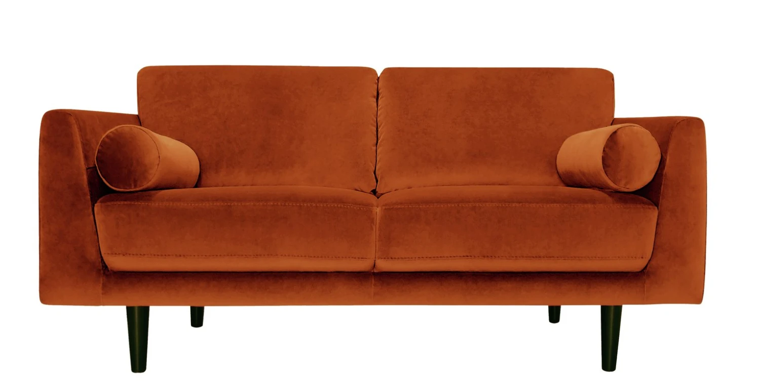 Habitat Jacob Fabric 3 Seater Sofa - Orange 1 Habitat Jacob Fabric 3 Seater Sofa - Orange
