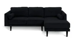 Habitat Jacob Velvet Right Hand Corner Sofa - Black 9 Habitat Jacob Velvet Right Hand Corner Sofa - Black -Habitat Store 2910260 R Z002A