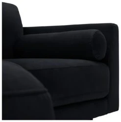 Habitat Jacob Velvet Left Hand Corner Sofa - Black 13 Habitat Jacob Velvet Left Hand Corner Sofa - Black -Habitat Store 2910325 R Z010A