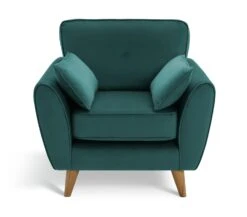 Habitat Iris Fabric Armchair - Teal