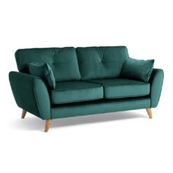 Habitat Iris Fabric 2 Seater Sofa - Teal 12 Habitat Iris Fabric 2 Seater Sofa - Teal -Habitat Store 2910655 R Z002A