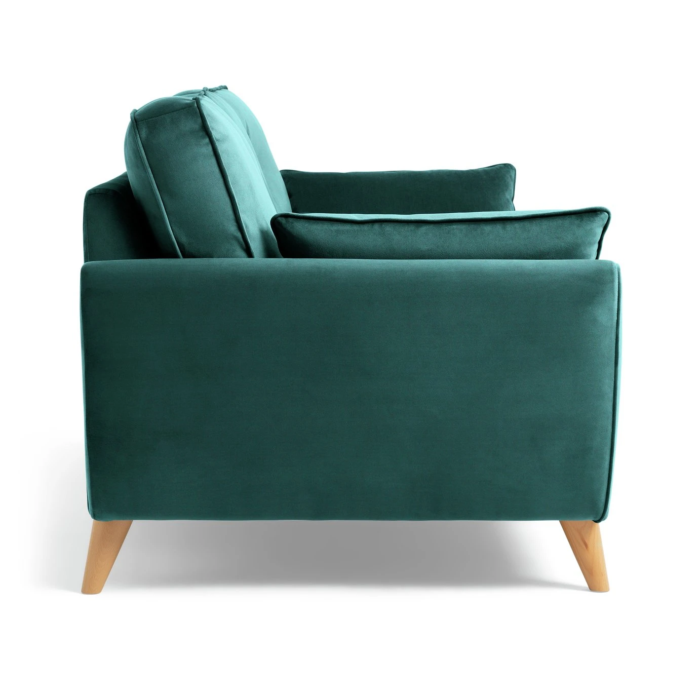 Habitat Iris Fabric 2 Seater Sofa - Teal 6 Habitat Iris Fabric 2 Seater Sofa - Teal - Image 6
