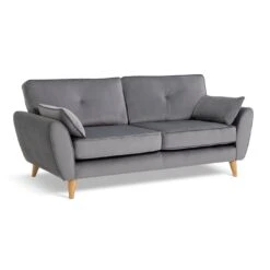 Habitat Iris Fabric 3 Seater Sofa - Grey 12 Habitat Iris Fabric 3 Seater Sofa - Grey -Habitat Store 2910710 R Z002A