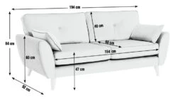 Habitat Iris Fabric 3 Seater Sofa - Teal 11 Habitat Iris Fabric 3 Seater Sofa - Teal -Habitat Store 2910772 R E001