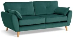 Habitat Iris Fabric 3 Seater Sofa - Teal 12 Habitat Iris Fabric 3 Seater Sofa - Teal -Habitat Store 2910772 R Z002A