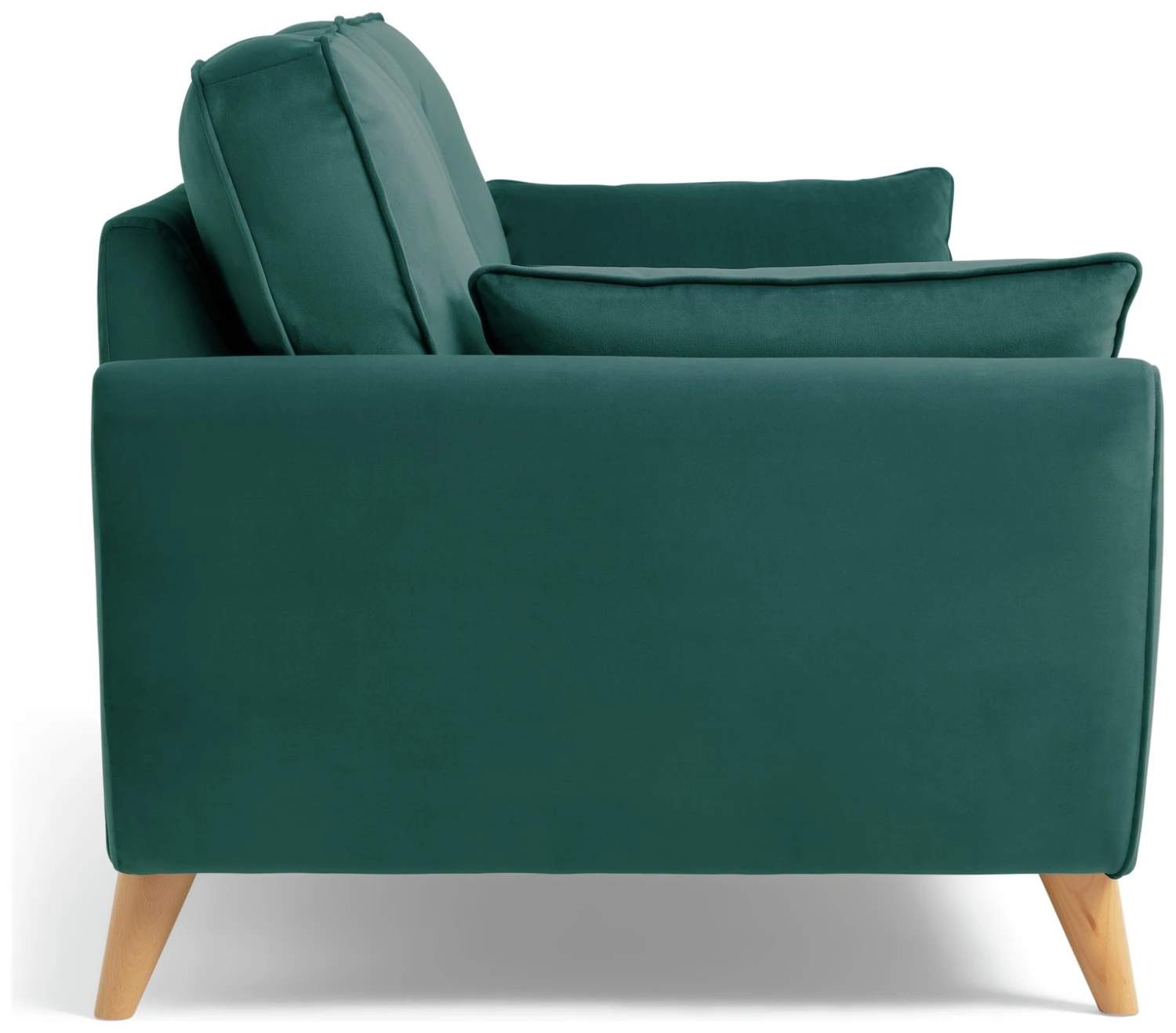 Habitat Iris Fabric 3 Seater Sofa - Teal 6 Habitat Iris Fabric 3 Seater Sofa - Teal - Image 6
