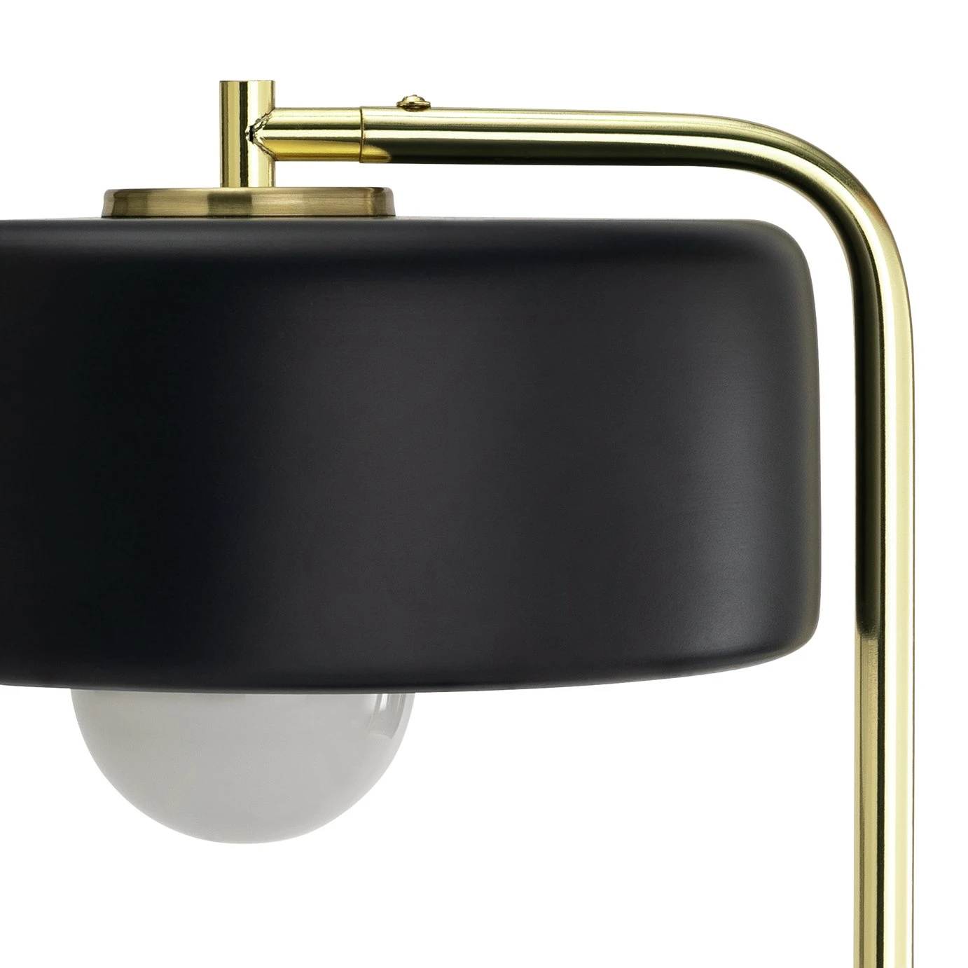 Habitat Minah Iron LED Table Lamp - Black & Brass 3 Habitat Minah Iron LED Table Lamp - Black & Brass - Image 3