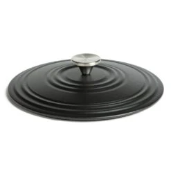 Habitat 5.3 Litre Cast Iron Casserole Dish - Black 9 Habitat 5.3 Litre Cast Iron Casserole Dish - Black -Habitat Store 3065358 R Z003A