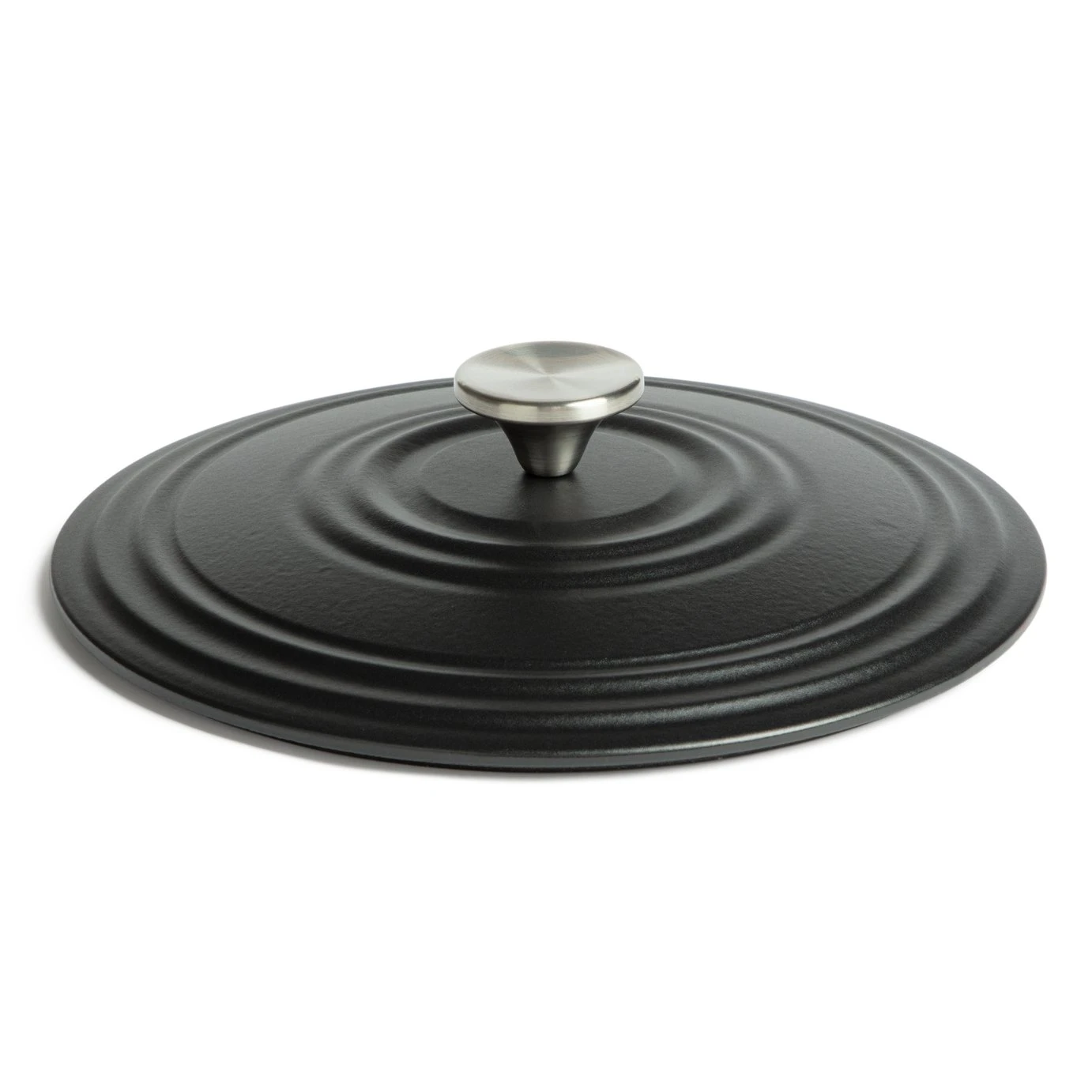 Habitat 5.3 Litre Cast Iron Casserole Dish - Black 4 Habitat 5.3 Litre Cast Iron Casserole Dish - Black - Image 4