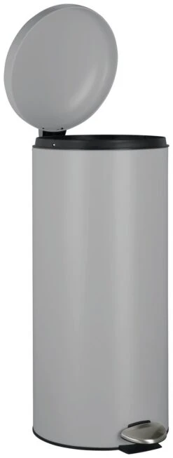 Habitat 30 Litre Round Kitchen Pedal Bin - Matt Grey -Habitat Store 3083952 R Z002A