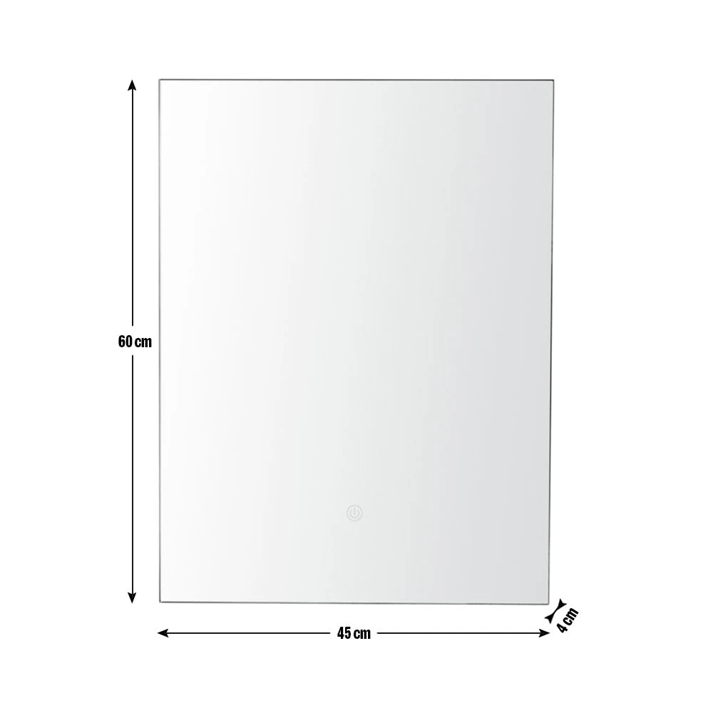 Habitat Haxby LED Bathroom Mirror 6 Habitat Haxby LED Bathroom Mirror - Image 6