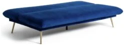 Habitat Matteo 2 Seater Velvet Clic Clac Sofa Bed - Blue -Habitat Store 3152027 R Z003A