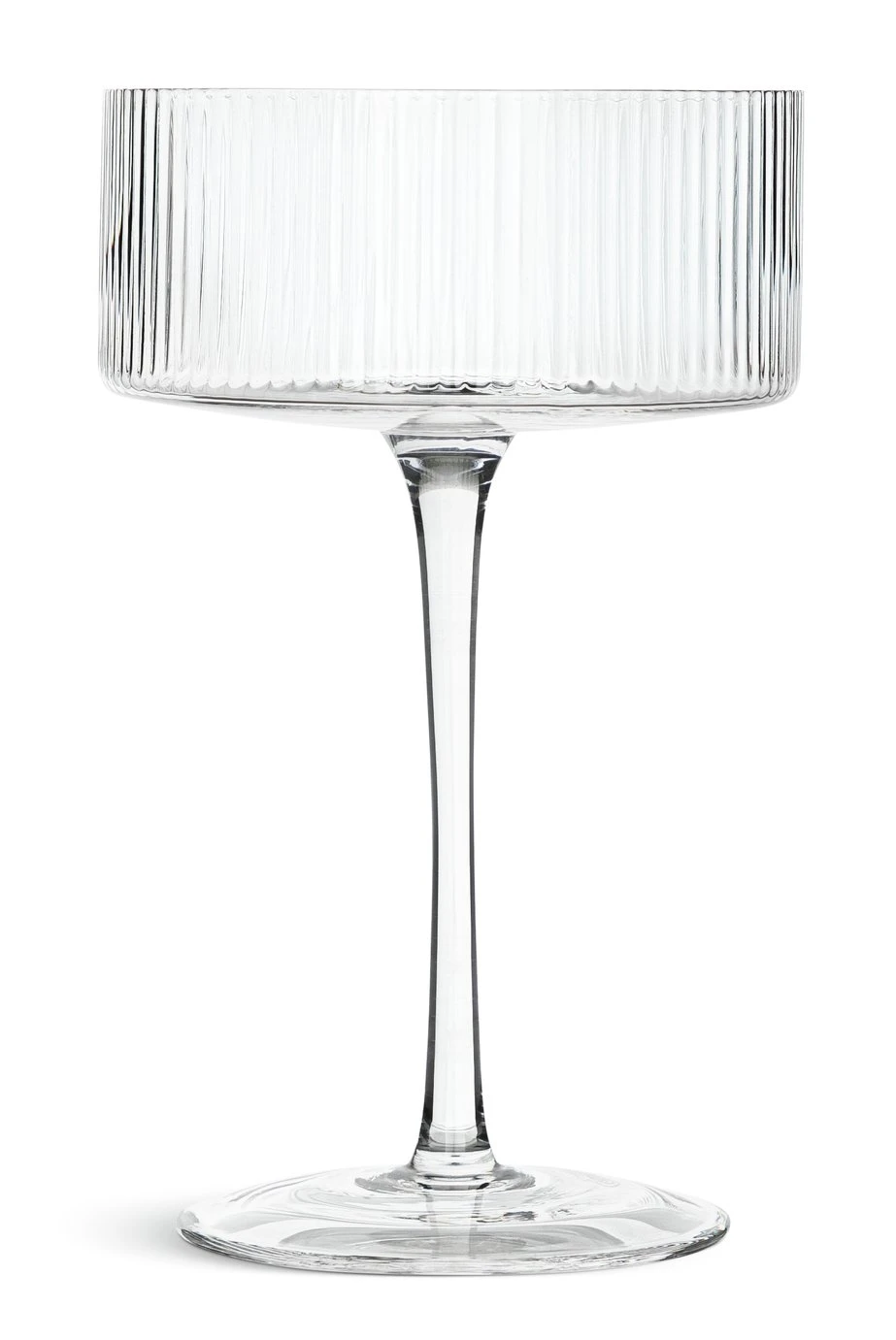 Habitat Ribbed Set Of 4 Champagne Coupe Glasses 3 Habitat Ribbed Set Of 4 Champagne Coupe Glasses - Image 3