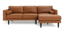 Habitat Jackson Leather Right Corner Chaise Sofa - Tan 13 Habitat Jackson Leather Right Corner Chaise Sofa - Tan -Habitat Store 3247097 R Z002A