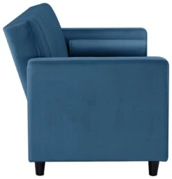 Habitat Preston Clic Clac Velvet Sofa Bed - Navy -Habitat Store 3249387 R Z006A