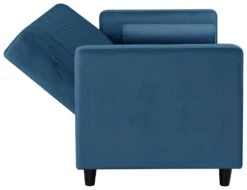 Habitat Preston Clic Clac Velvet Sofa Bed - Navy -Habitat Store 3249387 R Z007A