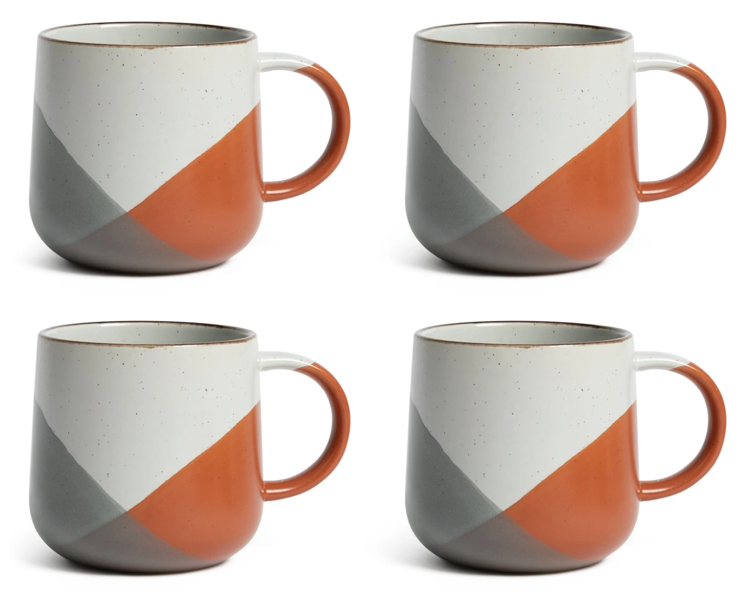 Habitat Dipped Speckle Set Of 4 Mugs 1 Habitat Dipped Speckle Set Of 4 Mugs