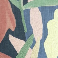 Habitat Embroidered Floral Cushion - Multicolor - 43X43cm -Habitat Store 3281682 R B001