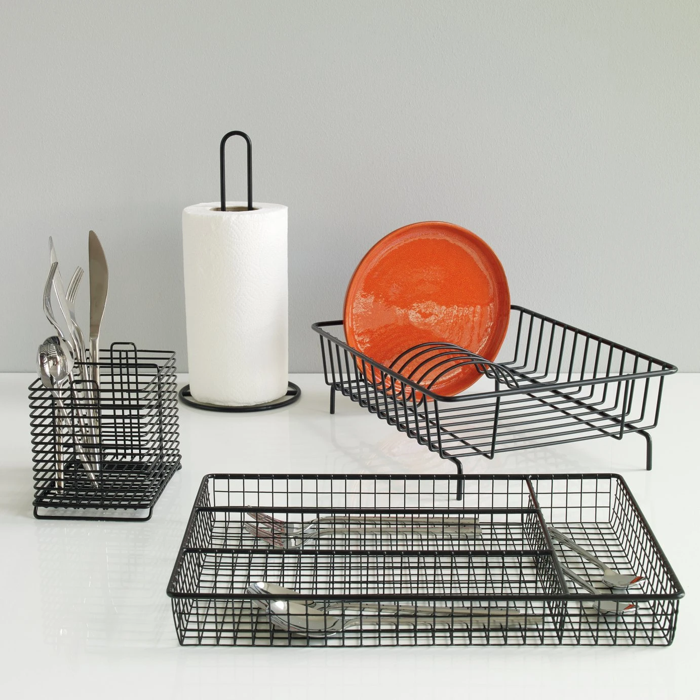 Habitat Nevin Metal Kitchen Equipment - Set Of 4 2 Habitat Nevin Metal Kitchen Equipment - Set Of 4 - Image 2
