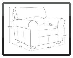 Habitat Salisbury Leather Armchair - Tan -Habitat Store 3314047 R E001