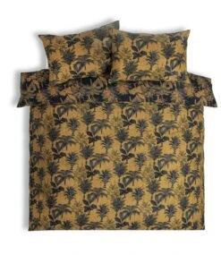 Habitat Palm Floral Print Mustard Bedding Set - Single -Habitat Store 3344457 R Z002A